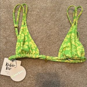 Kulani Kinis Twin Strap Bralette Bikini Top 🍋‍🟩